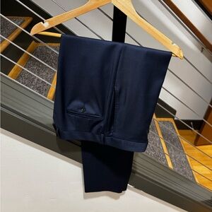 Ted Baker Dark Blue Men's Suit Pants